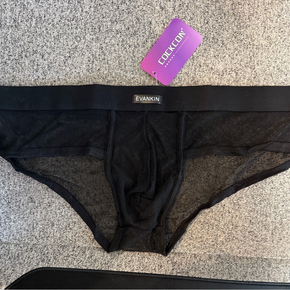 Mesh Black Men's Underwear